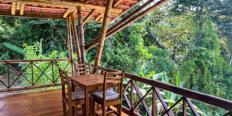Open air patio